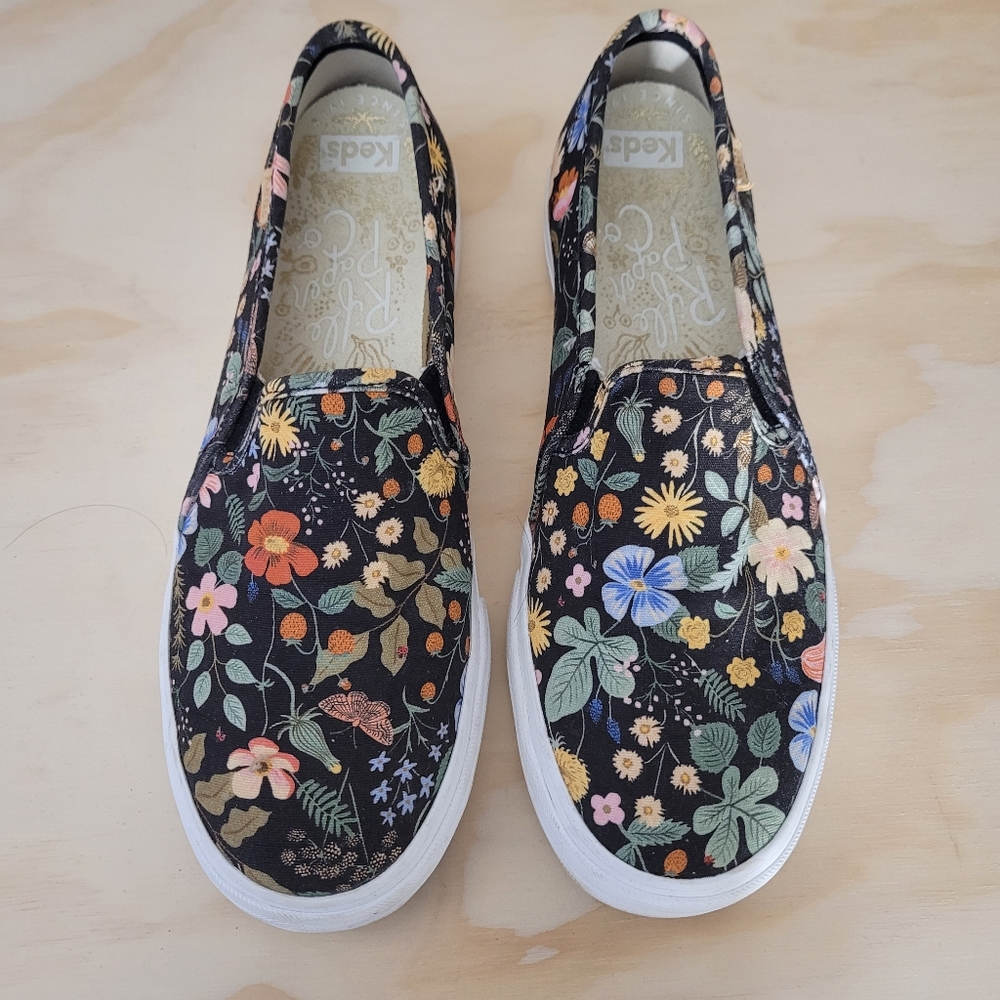 Keds x Rifle Paper Co Strawberry Fields Double Decker size 8.5